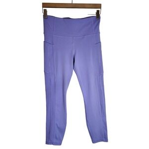 Athleta Ultimate Stash 7/8 Tight Leggings Women's‎ Medium w. Pockets Purple